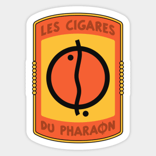 The Cigars of the Pharaoh Logo Sticker